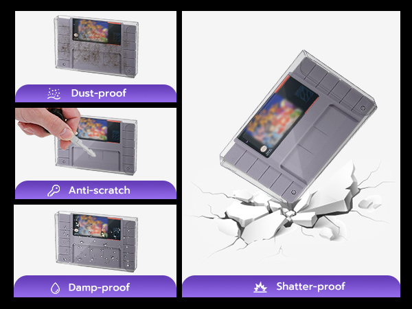 Dust-proof Anti-scratch Damp-proof Shatter-proof