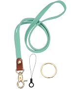 PATIKIL Stretchy Lanyards, Retractable Neck Lanyards with Lobster Clasp Elastic Long Keychain Hol...