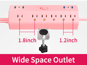 desk clamp power strip