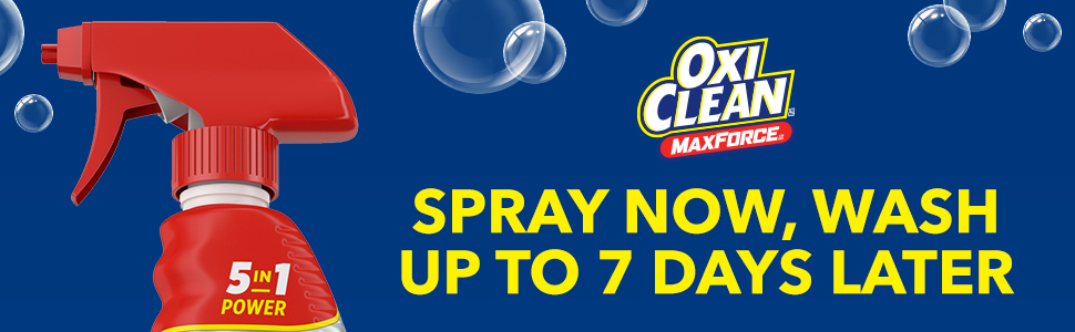Spray Now, Wash Up to 7 Days Later