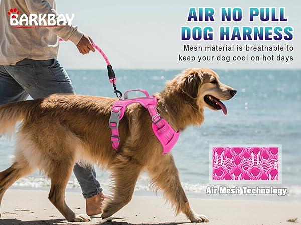 Dog wearing a no pull dog harness dog harness medium sized dog pink dog harness for large dogs