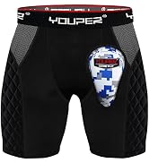 Youper Youth Elite Padded Baseball Sliding Shorts w/Soft Athletic Cup