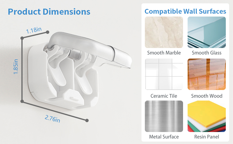 hanging toothbrush holder adhesive