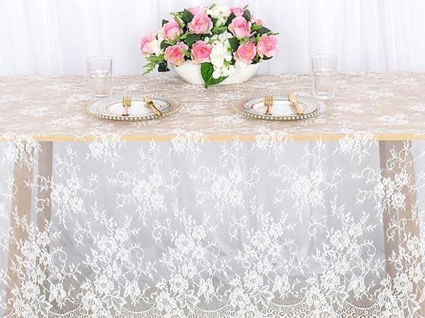 black tablecloth