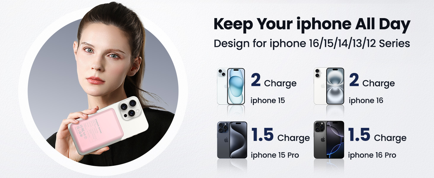 Magnetic Portable Charger Power Bank