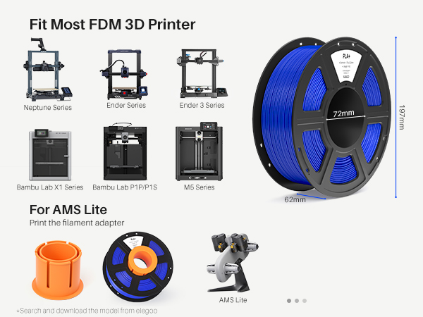 fit for most 1.75mm FDM 3d printers