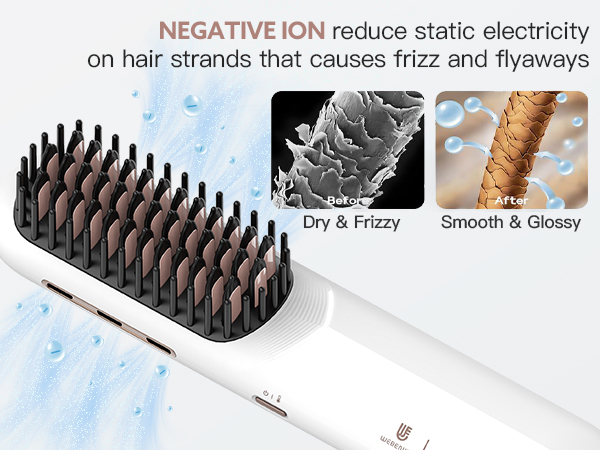 ionic straightening comb