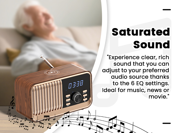 clock radio with phone charger