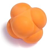 GSE Games & Sports Expert Reaction Ball, Field Training Ball, Agility Trainer for Baseball, Rubbe...