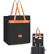 Yotako Shoe Bag for Travel with Leathers Handle,Portable Shoe Organizer with Pockets,3 in 1 Hangi...