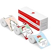 M110 Labels, 110 pcs x 3 Rolls,Adhesive Chris Label Compatible with Phomemo M100/M110/M120/M200/M...