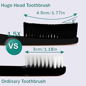 1.5X LONG HEAD TOOTHBRUSH