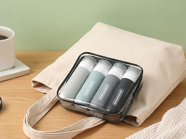 silicone travel bottles
