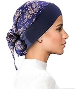 FADACHY Chemo Headwear for Women,Chemo Caps Lightweight for Summer with Head Scarf,Silky Soft Hai...