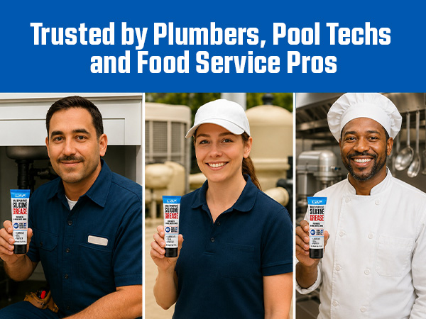 trusted by plumbers, pool techs and food service pros