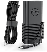 65W Laptop Charger 20V 3.25A AC Adapter Compatible with Dell Vostro Pro 14 Latitude 3400 3500 528...