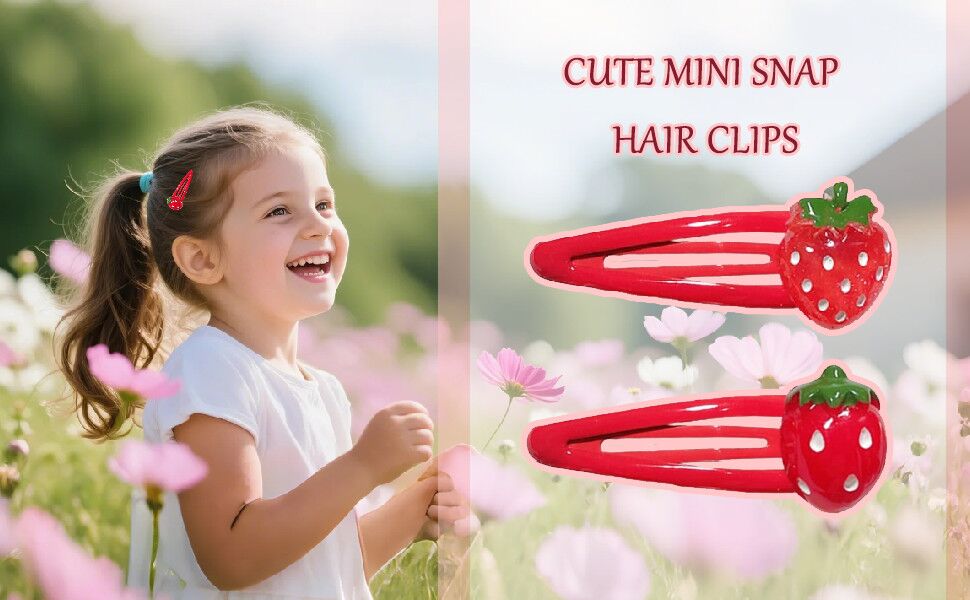 Strawberry Hair Clips