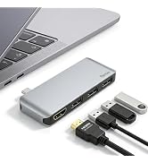 USB C Hub 4-Port, 10Gbps Multiport Adapter with 4K@60Hz HDMI for MacBook | Aluminum splitter, 4-i...