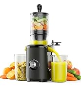 OLIXIS Cold Press Juicer, Masticating Juicer Machine with Reverse Function, Juice Extractor for M...