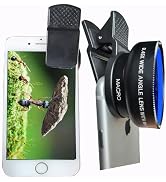 Peanutech Fisheye Lens iPhone Phone Camera Lens Kit Wide Angle Macro for iPhone 14 13 12 11 X XS ...