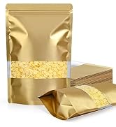 100 Pack Smell Proof Bags, Resealable Bags with Matte Window, Foil Pouch Stand Up Sealable Bags f...