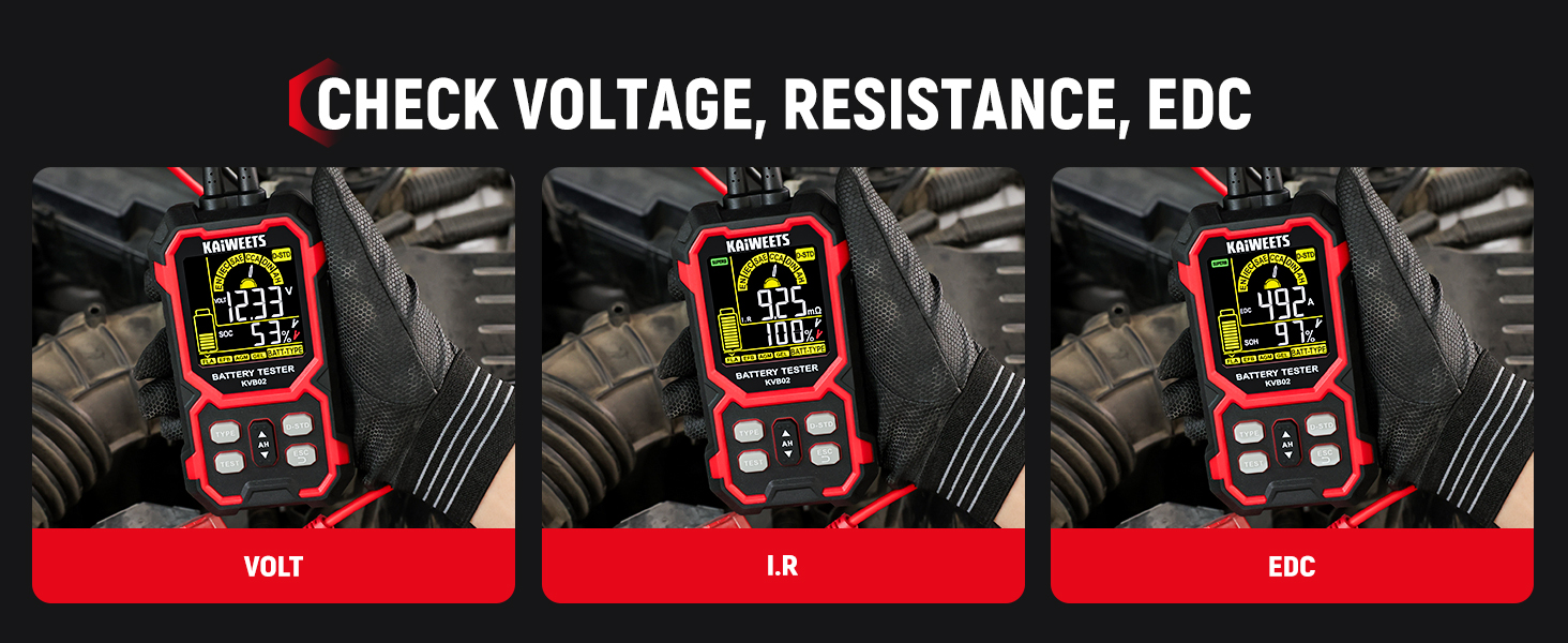 voltage CCA 12V/24V Automotive Load Analyzer
