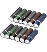 FASTPRO 12-Pack Mini Flashlights Set, Aluminum LED Flashlights with AAA Batteries Included & Pre-...