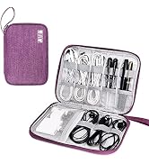 SELLYFELLY Travel Electronics Organizer Portable Cable Organizer Bag for Storage Electronic Acces...