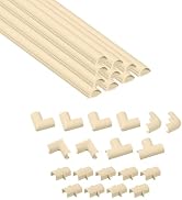 D-Line 157in Cord Hider Kit, Patented Cable Cover, Hide Wires on Wall, Channel for TV Mount Cords...