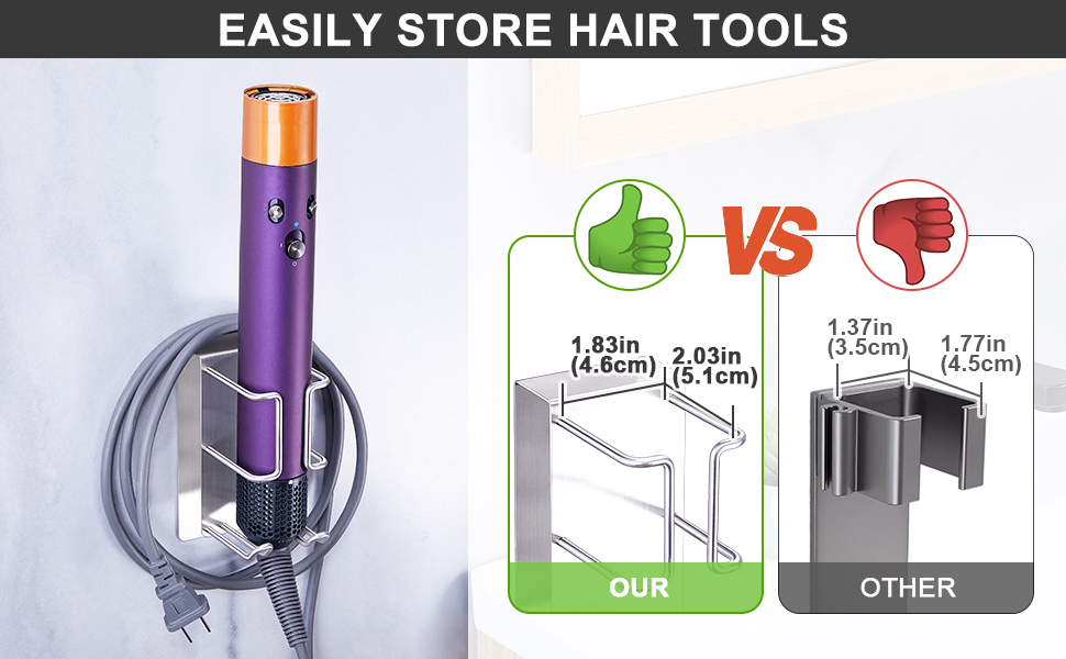curling iron holder
