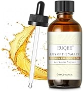 EUQEE 60ML Lily of The Valley Fragrance Oil Premium Essential Oil with Glass Dropper for Diffuser...