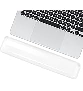 Arisase Soft Keyboard Wrist Rest Pad 14.06IN Comfortable Cool Silicone Cushion Typing Hand Pain R...