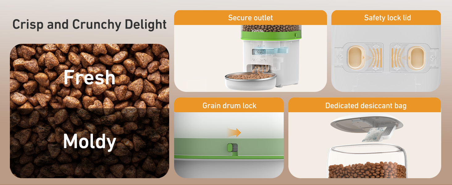 automatic cat feeder autoamtic cat food dispenser pet feeder