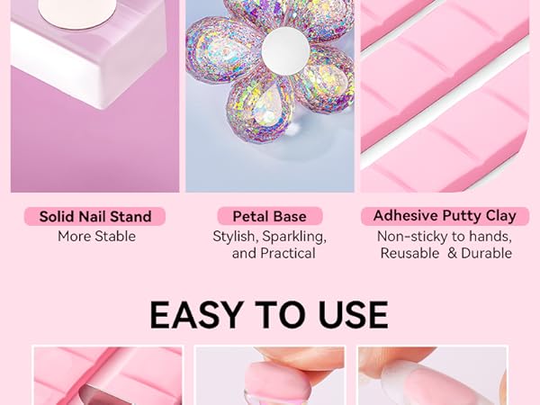 nail drill holder nail tip stand 3 in 1 nail practice stand finger practice for acrylic nails