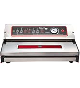 MagicVac Food Vacuum Sealer Machine JUMBO 30 Evo Plus Professional Stainless Steel Powerful Doubl...