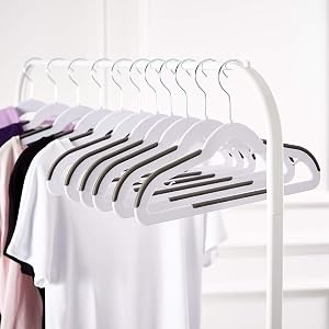 Basics Small Plastic Hanger, 30-Pack