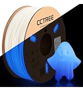 CCTREE Glow in The Dark ASA Filament 1.75mm, UV/Rain/Heat Resistant Durable 3D Printer Filament, ...