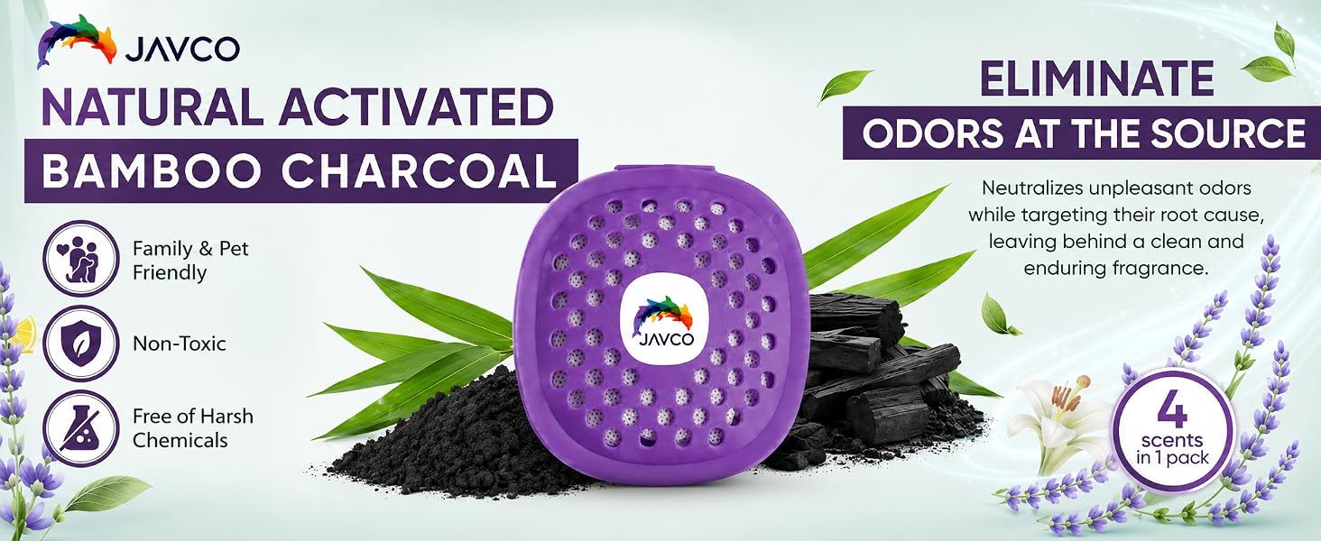 Javco Bamboo Charcoal Deodorizers