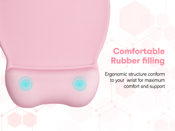 comfortable rubber filling