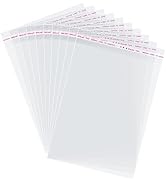 Morepack Self Sealing Cellophane Bags,6x9 Inches 200 Pcs Clear Cookie Bags Resealable Cellophane ...
