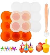 WAJIAYON Baby Food Storage Container, Silicone Baby Food Freezer Tray with Lid,Perfect Baby Food ...