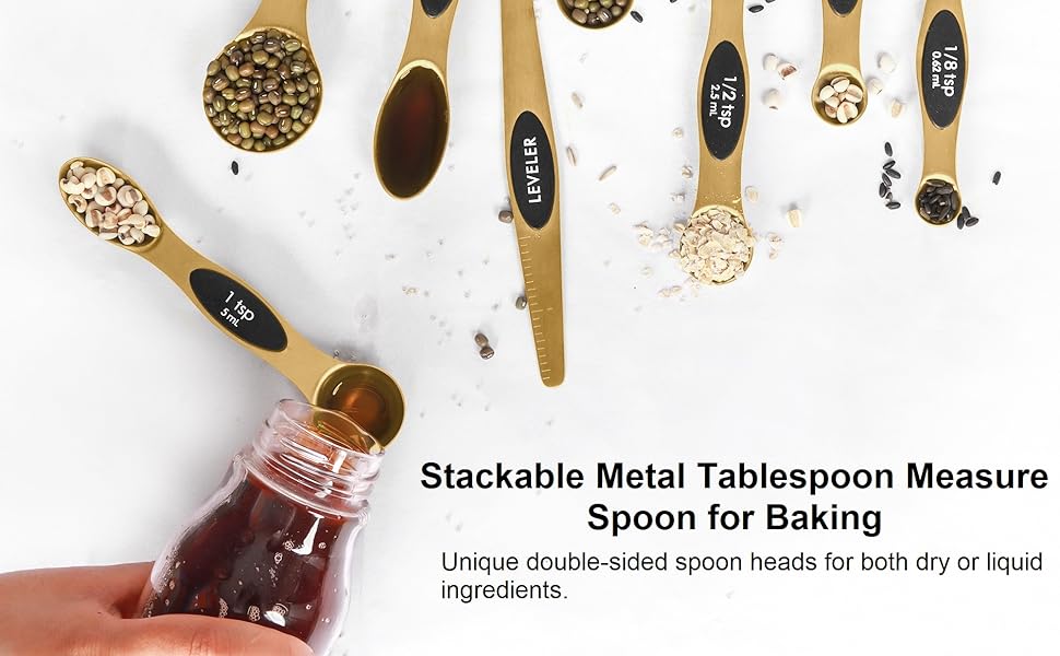 suitable for dry or liquid ingredients gold
