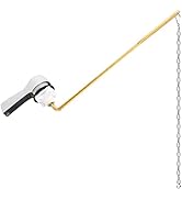 Hibbent Universal Front Mount Toilet Handle Tank Flush Lever Replacement Handle with Stainless St...