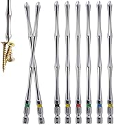 Hitscrews Magnetic Screwdriver Bits PH2#2-6 Inch, S2 Steel, White Chrome, CNC Phillips Tip) – Lon...