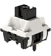 YUNZII Panda Mechanical Keyboard Switches Set, Pre-Lubed 40gf Linear Switch with Dustproof Stem,5...
