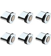 6 Pack Magnetic Connector Tips 5 Pin Magnetic Type C Adapter for Magnetic Charging Cable 360° Rot...