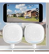 Window Camera, 5/2.4Ghz WiFi Cameras for Home Security, Human Detection, 24/7 Recording, Two-Way ...