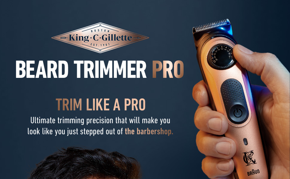 Beard Trimmer PRO trim like a pro ultimate trimming precision