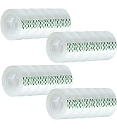 Minghaoda Tape Refills 24 Rolls, 3/4 inch x 800inches, Transparent Tape Clear Tape Refills for Di...