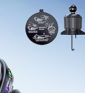 xuenair for Magsafe Car Mount Charger with Air-Cooling System, 15W Fast Charging